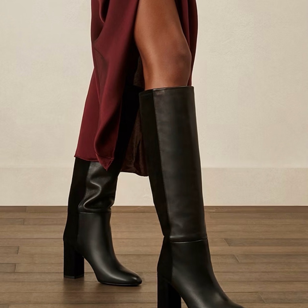 Stuart Weitzman Black Over the Knee Boots